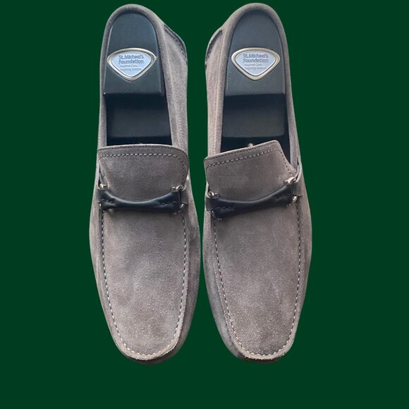 Salvatore Ferragamo Brown Suede Bit Loafers – Size 13.5 (Made in Italy) - Picture 4 of 7